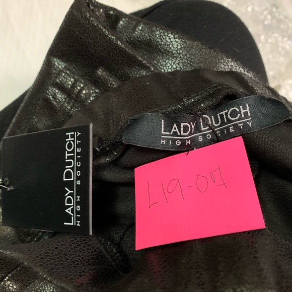 Lady Dutch crushed faux leather leggings - Picture 7 of 7